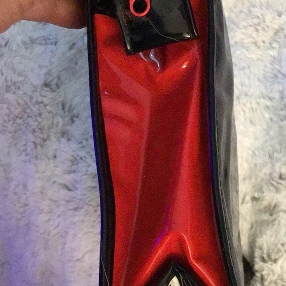 Vintage 1980s clutch make up bag total new wave - Picture 3 of 4